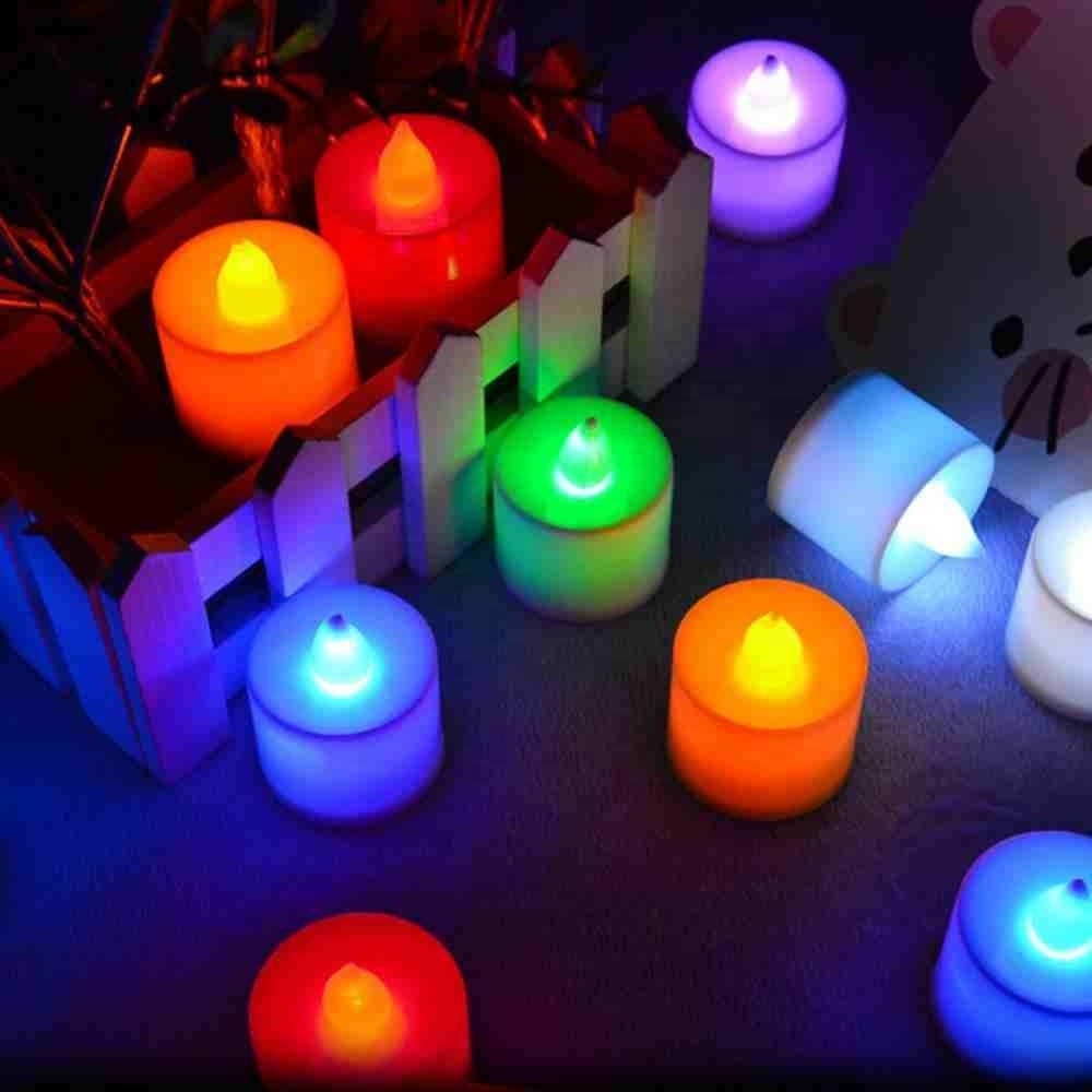 Flickering Tea Light Include Battery Remote Control LED Candle Party Birthday Candles Operated For Wedding Birthday Party