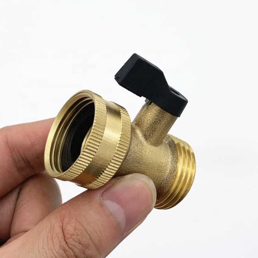 All Copper Garden Single Way Ball Valve Garden Hose Connector Garden 3/4 Closed Valve Direct One-way