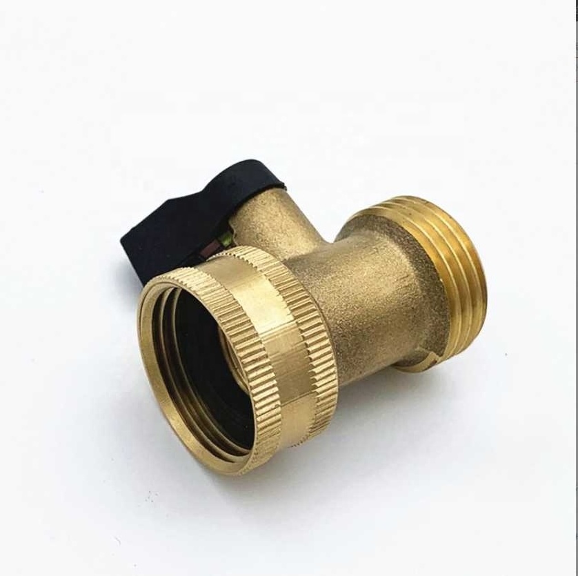 All Copper Garden Single Way Ball Valve Garden Hose Connector Garden 3/4 Closed Valve Direct One-way