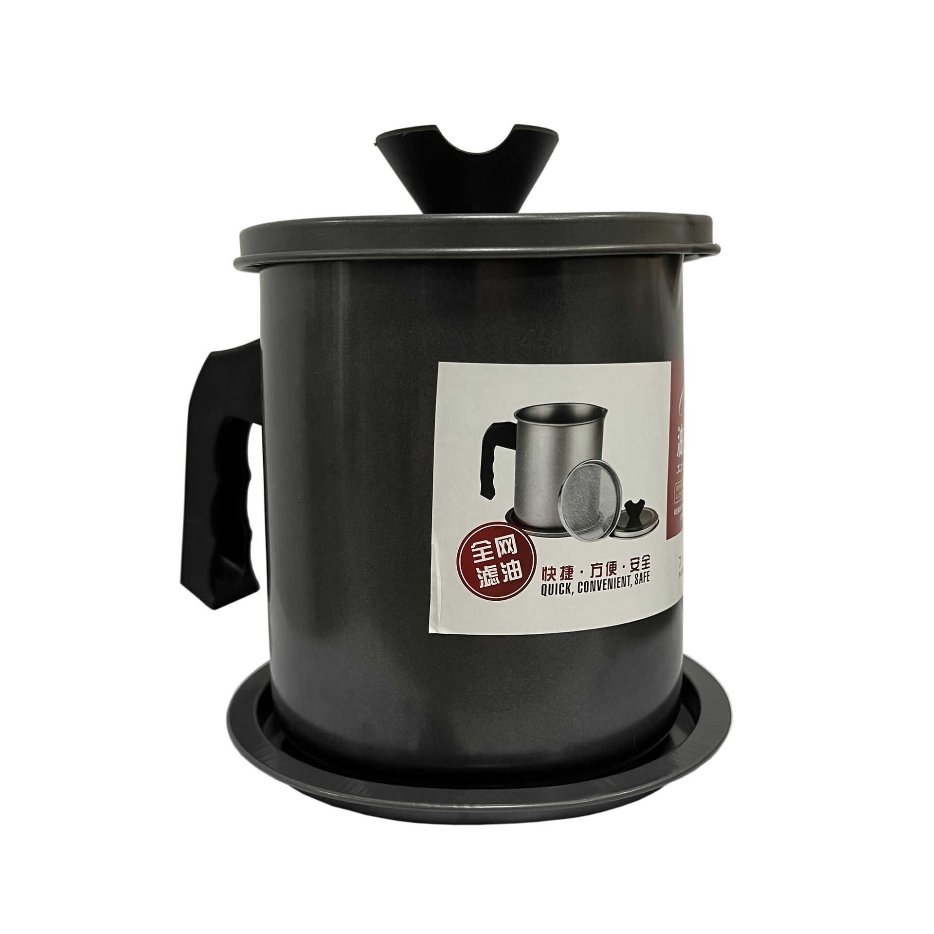 Kitchen Small Tools Residue Filtering Large Capacity Stainless Steel Oil Pouring Bottle Separating Pot