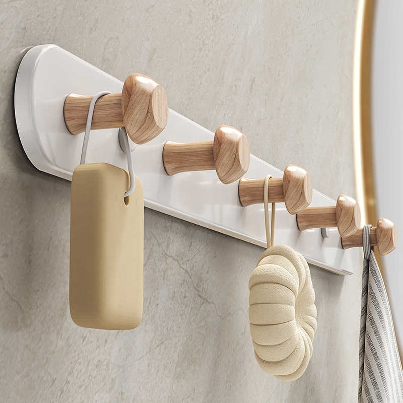 Hooks Adhesive No-punch Kitchen Bathroom Wall Wall Hangers Behind The Door Sticky Hooks Stick Wall Hanging Clothes Hooks