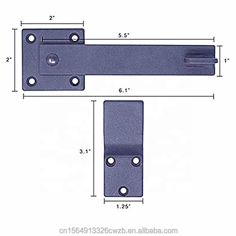 Iron Art Farm Gate Flip Lock American Style Barn Door Buckle Hardware Sliding Door Safety Metal Latch Lock