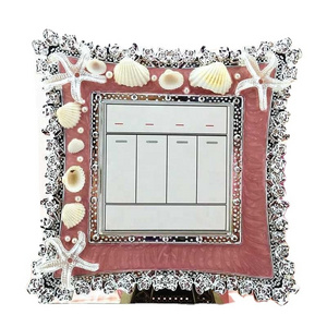 European Style Creative Switch Cover Beach Shell 86 Switch Stickers Rose Lace Outlet Sticker Wall Home Decoration