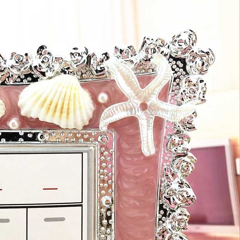 European Style Creative Switch Cover Beach Shell 86 Switch Stickers Rose Lace Outlet Sticker Wall Home Decoration