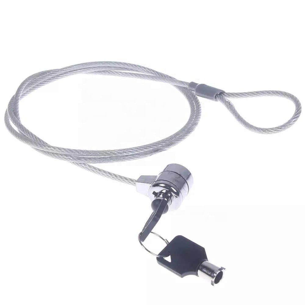 Computer Lock Security Security China Cable Chain With Key Laptop Lock Anti-theft Chain Locks Laptop Notebook