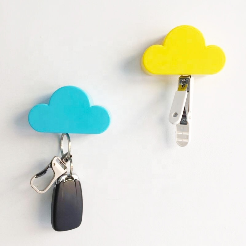 Key Holder Cloud Shape Keychains Wall Hanger Lovely Home Decoration Magnetic