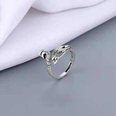 1pc Ring Type Knitting Tools Adjustable Knitting Loop Crochet Peacock Shape Finger Wear Thimble Yarn Guides Sewing Accessories