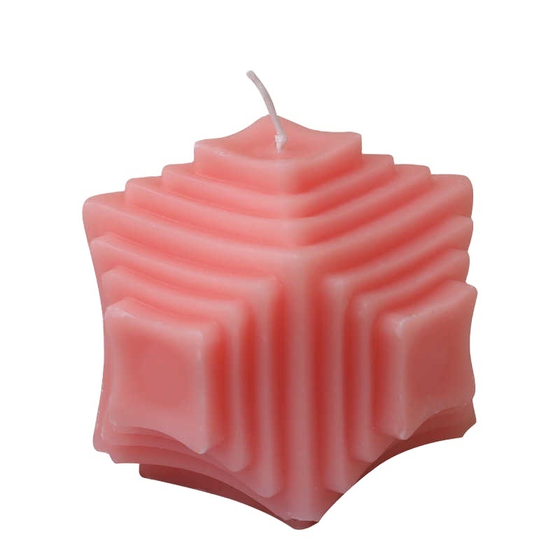 Body Geometry Candle Decoration Rubik's Cube Net Red Geometry Cube Home Decoration Homestay Soft Decoration