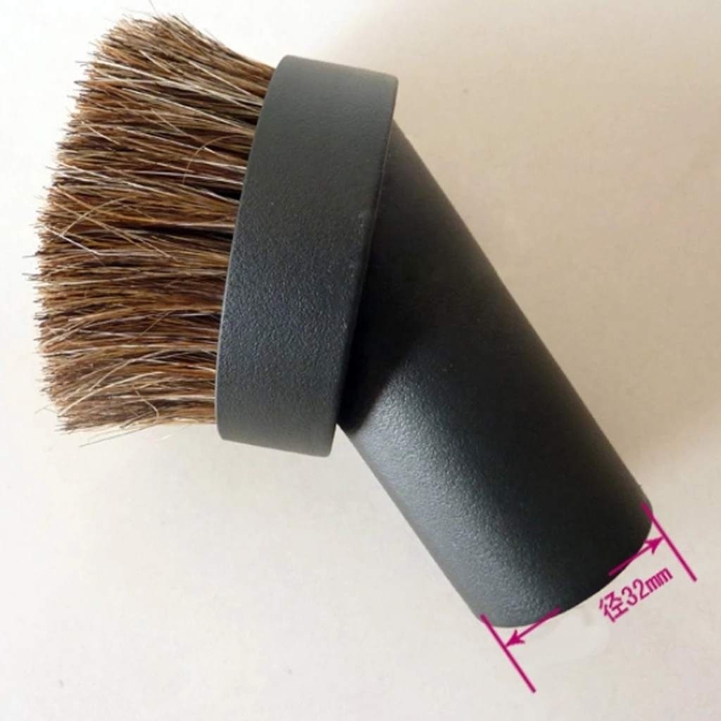 Replacement Vacuum Cleaner Brush Round Dusting Brush Soft Horsehair Vacuum Attachment Brushes Head