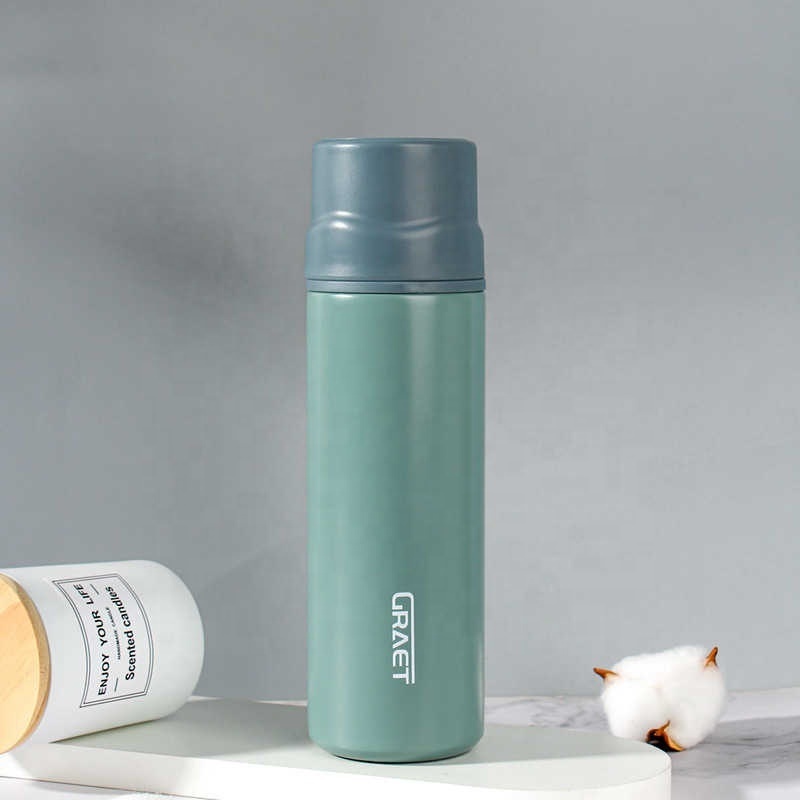 New High Beauty Bounce Cups Insulation Cup Simple And Portable Children's Student Water Bottle 304 Stainless Steel Creative