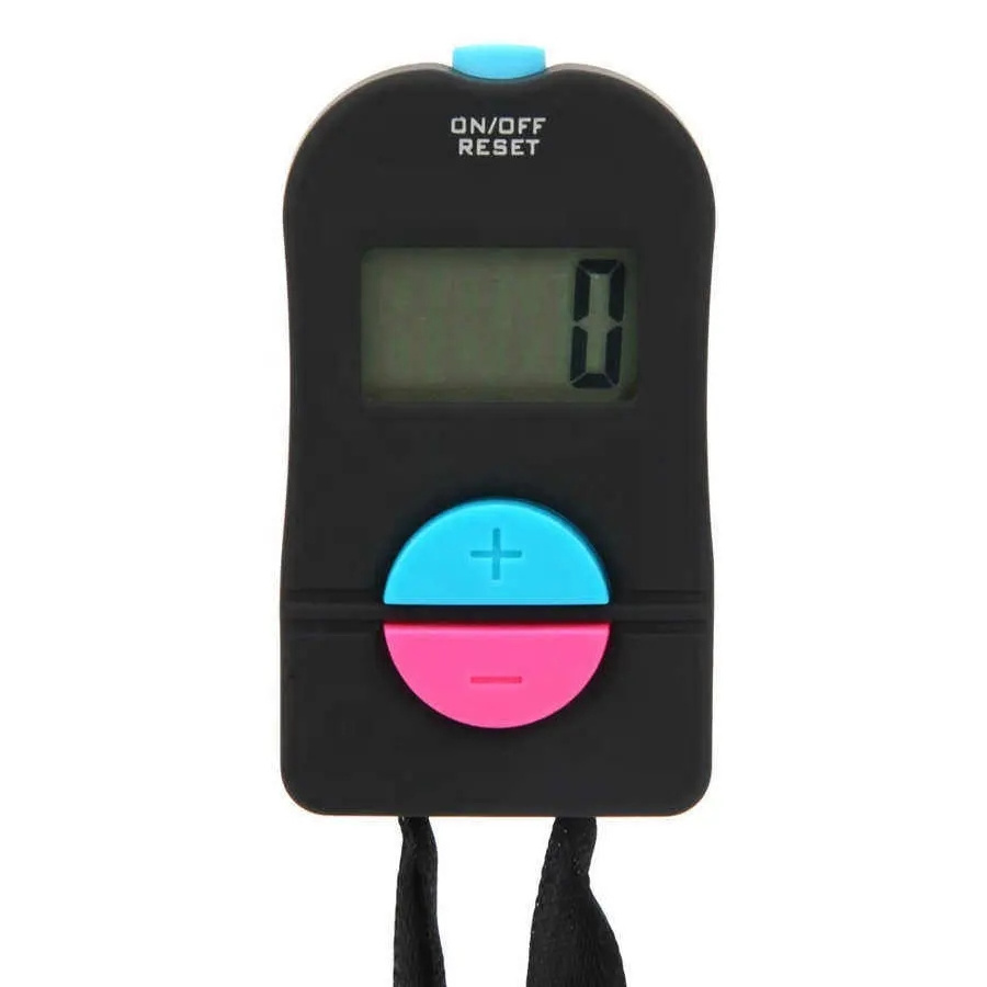 Mini Digital Hand Tally Counter Electronic Manual Clicker Gym Handheld Counter With Prompt Durable And Not Easily Damaged