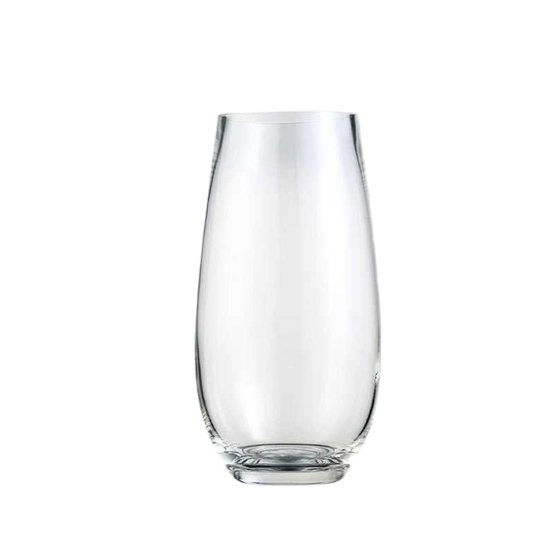 Minimalist Bowl Shaped Transparent Glass Vase With Inset Feng Shui Flower Arrangement Living Room Bedroom And Home Soft