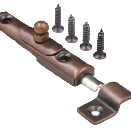 10pcs/lot Direct Factory Price Antique Copper Latch Door Latch Cabinet Door Latch Bolt With