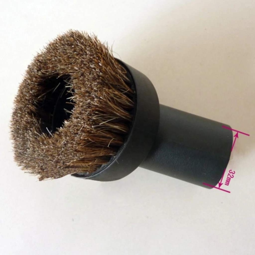 Replacement Vacuum Cleaner Brush Round Dusting Brush Soft Horsehair Vacuum Attachment Brushes Head