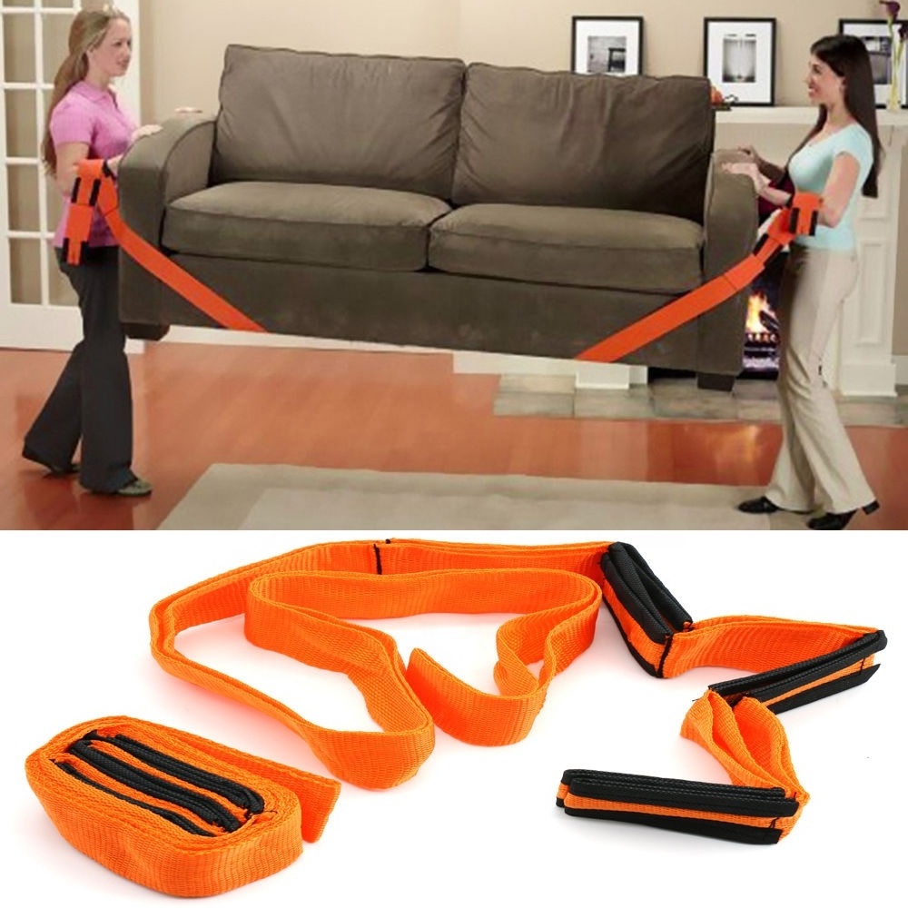 Big Furniture Lifting Moving Strap Transport Belt Wrist Strap Furniture Mover Carry Rope