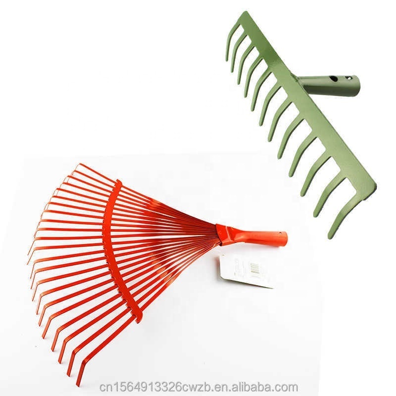 Horticultural Tools 12 Teeth Garden Soil Loosening Grass Rake Garden Dead Leaf Garbage Weed Rake Agricultural Flower Rake