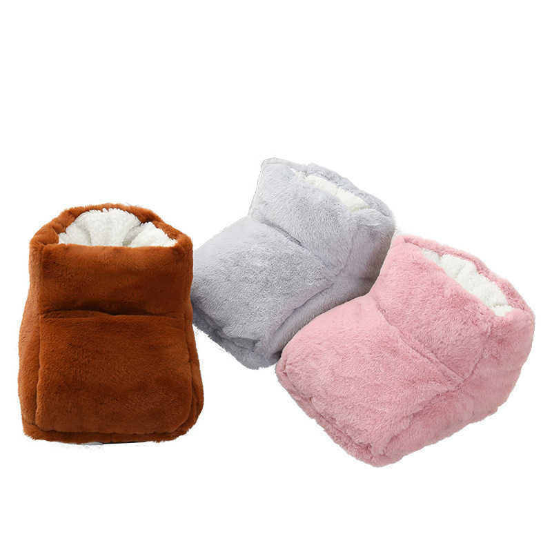 Plug-in High Help Rabbit Fur Foot Warmer Hot Water Bag Foot Warmer Usb Hand Warmer Office Heating Pad Cross-border Hot Sale