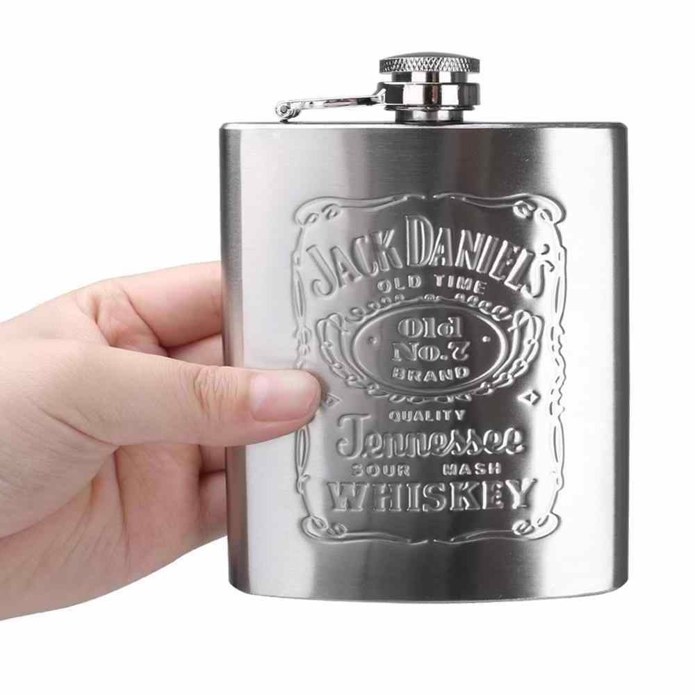 7oz Stainless Steel Hip Flask Set Best Man Gift Box Packing Luxury Alcohol Hip Flasks Whiskey Wine Bottles Drinkware Groom Gift