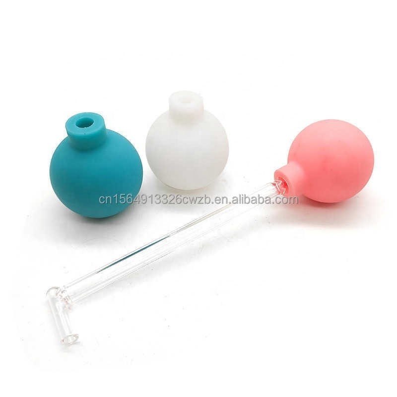 Manual Glass Tube Oral Cleaner Tonsil Stone Removal Tool Glass Right Angle Type