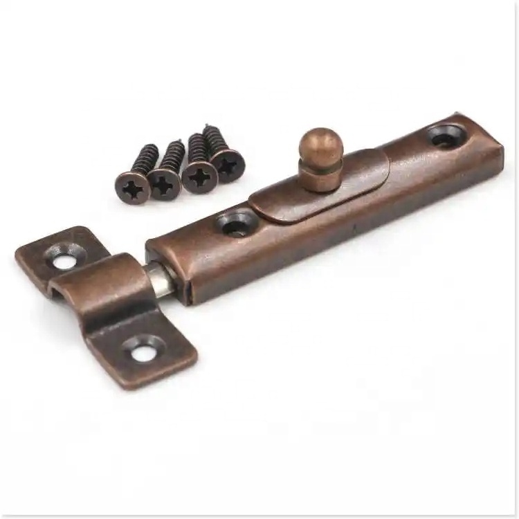 10pcs/lot Direct Factory Price Antique Copper Latch Door Latch Cabinet Door Latch Bolt With