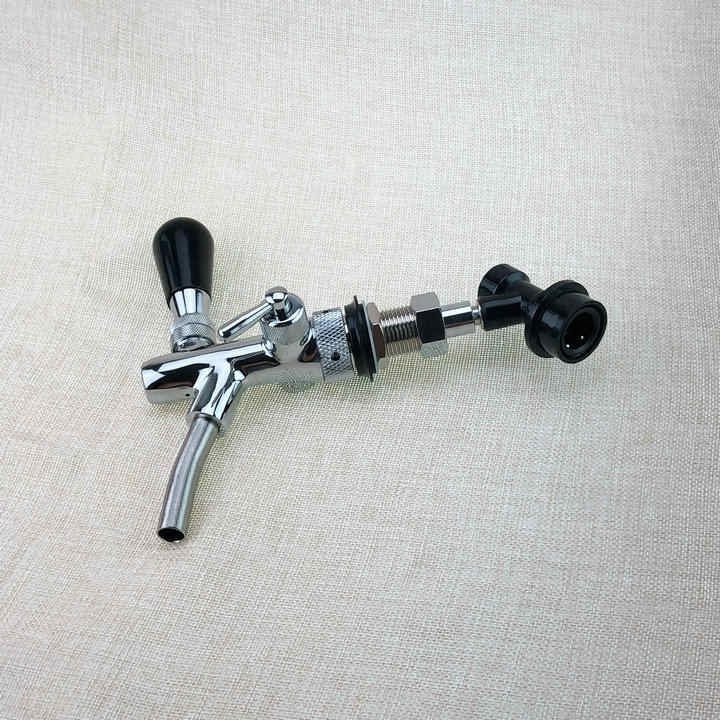 Beer Faucet With Ball Lock Adjustable Faucet Self-brewed Keg Kit Beer Adjustable Tap Brass Beer Head Equipment