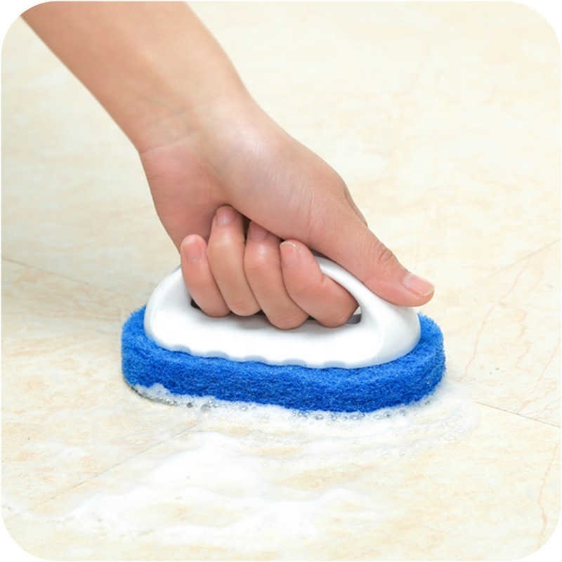 2pcs Kitchen With Handle Cleaning Brush Household Decontamination Dishwashing Washing Pot Magic Tool Bathtub Tile