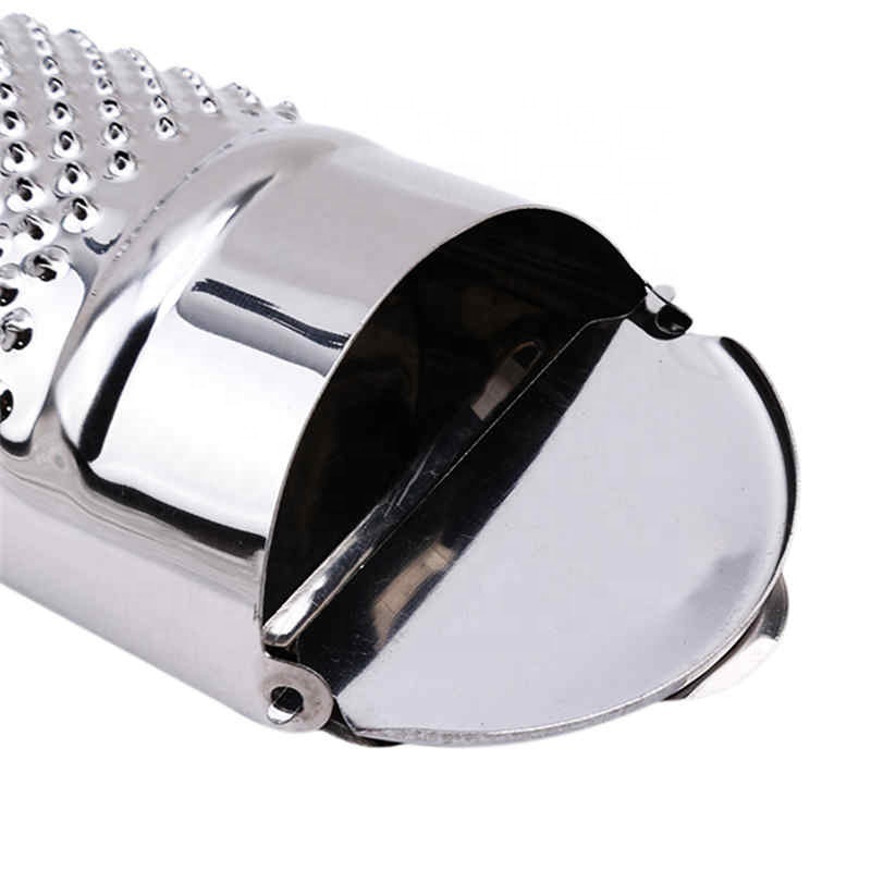 Stainless Steel Versatile Hand Held Nutmeg Citrus Zester Cheese And Spice Grater Bonus Brush Nutmeg Spices