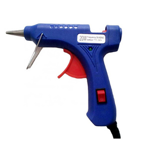 Hot Melt Glue Gun 20W EU Plug Industrial Mini Guns Thermo Electric Gluegun Heat Temperature Tool Graft Repair Tools