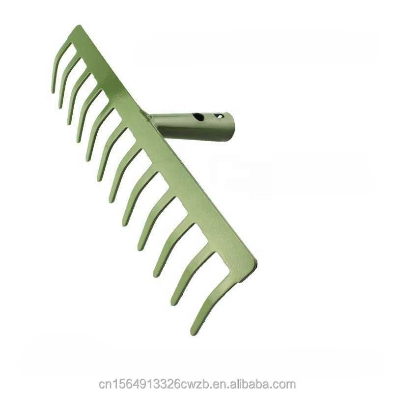 Horticultural Tools 12 Teeth Garden Soil Loosening Grass Rake Garden Dead Leaf Garbage Weed Rake Agricultural Flower Rake