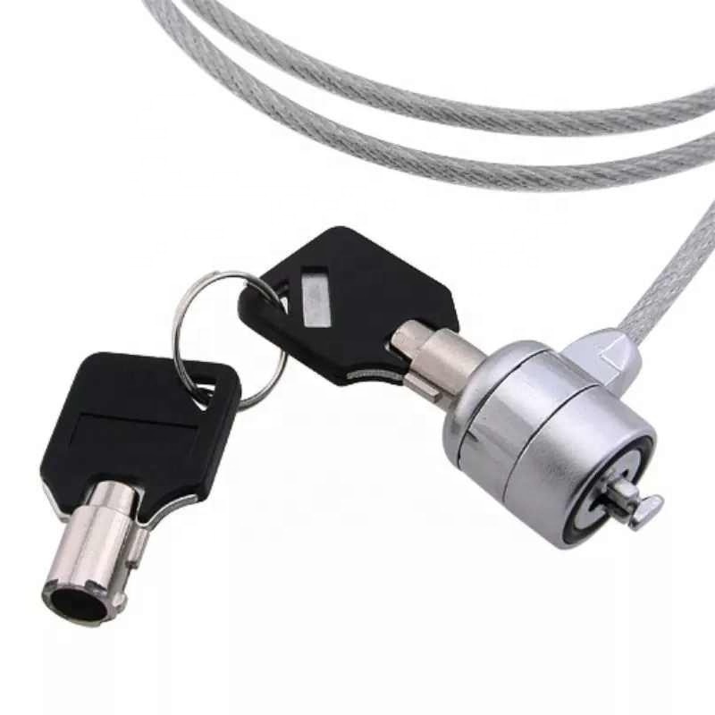 Computer Lock Security Security China Cable Chain With Key Laptop Lock Anti-theft Chain Locks Laptop Notebook