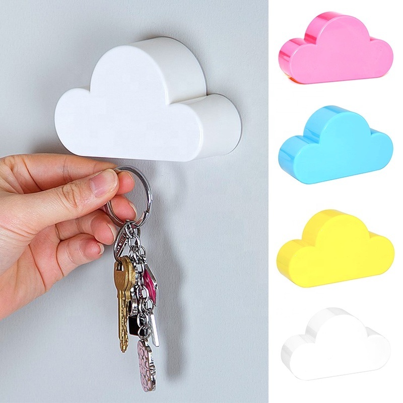 Key Holder Cloud Shape Keychains Wall Hanger Lovely Home Decoration Magnetic