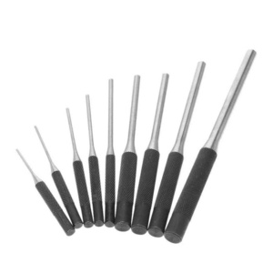 Multi Size Round Head Pins Set Punch 40CR Steel Grip Roll Pins Punch Tool Professional Hollow End Starter Punch Chisel