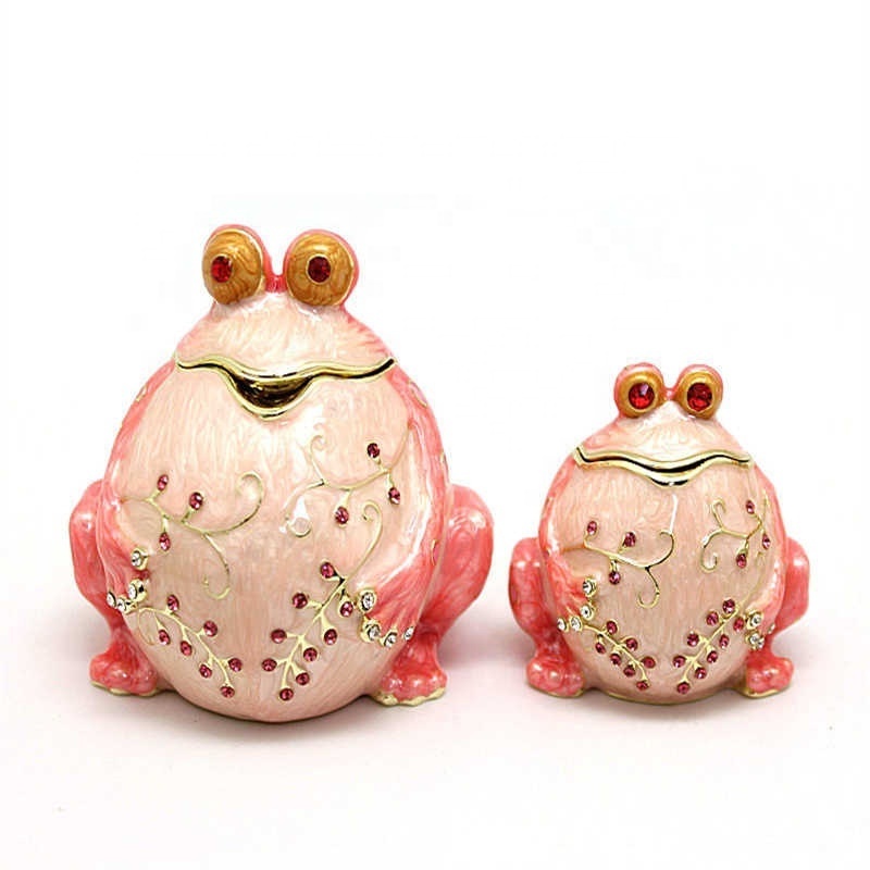 Cartoon Frog Enamel Craft Jewelry Box Big Belly Frog Creative Small Decoration Fashion Home Decoration