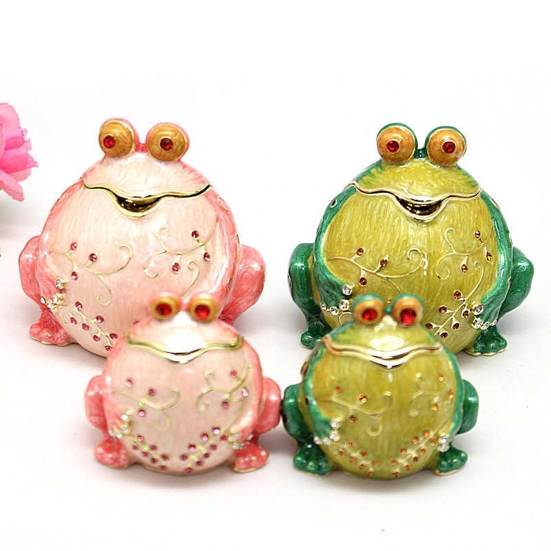 Cartoon Frog Enamel Craft Jewelry Box Big Belly Frog Creative Small Decoration Fashion Home Decoration