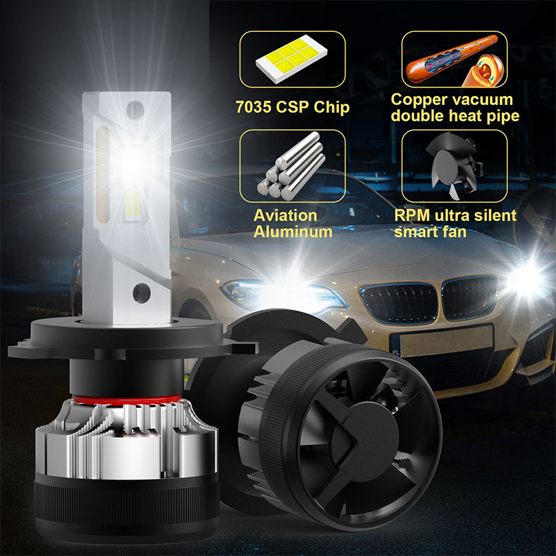 130W 30000Lm Led Light H4 H19 Led Bulb 9005 9006 Car Auto Led 10-60V Led Car Headlights Bulb