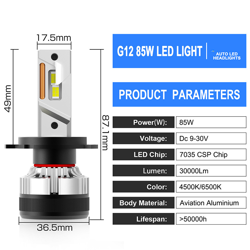 130W 30000Lm Led Light H4 H19 Led Bulb 9005 9006 Car Auto Led 10-60V Led Car Headlights Bulb