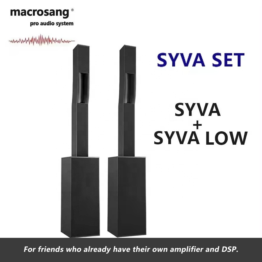 SYVA two-way 6*5 inch mini line array speaker sound system column speaker outdoor sound full system set