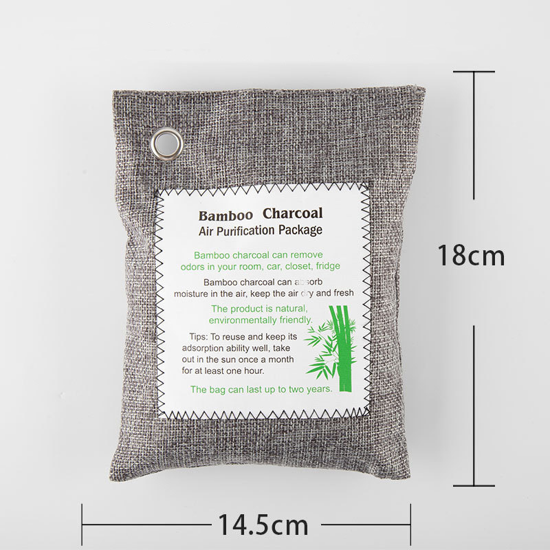 Factory wholesale bamboo charcoal bag activated charcoal air purifying bag