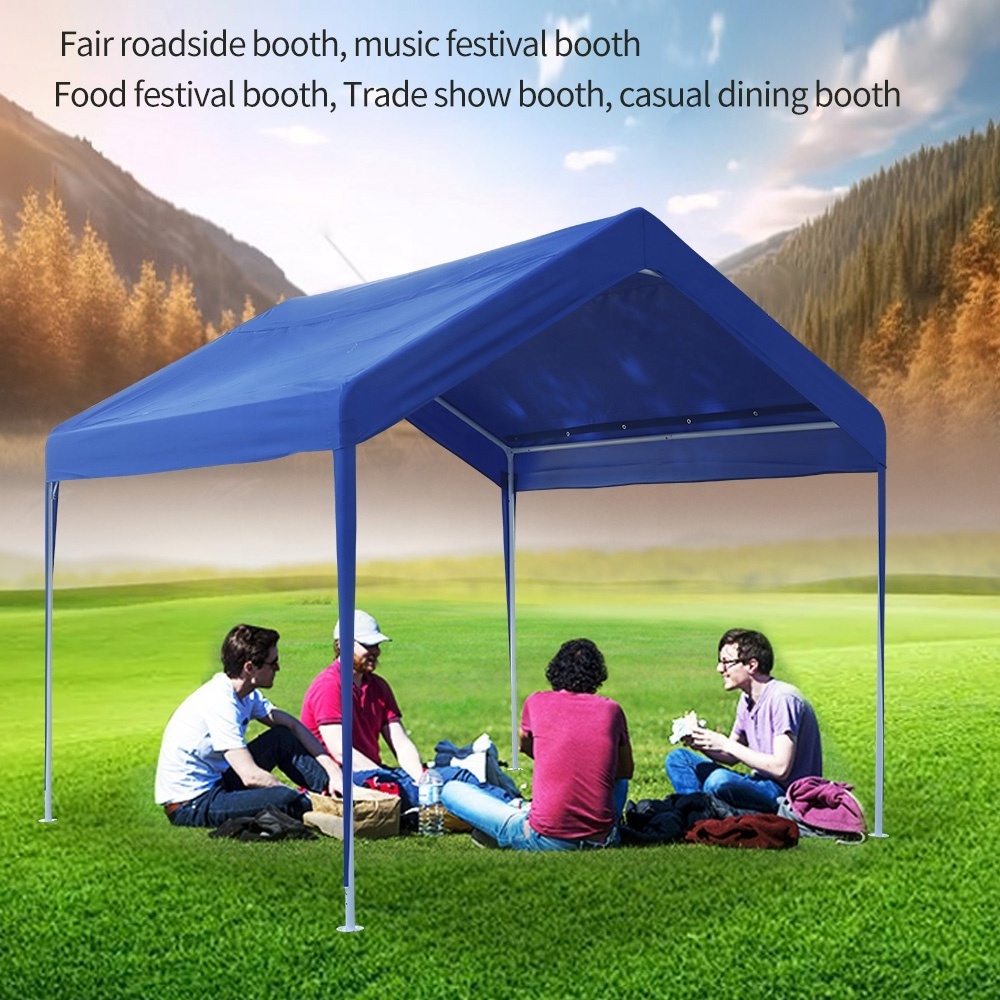 Factory direct supply free design 3x3m 10x10 blue water resistance stable structure fold car tent car canopy carports tent