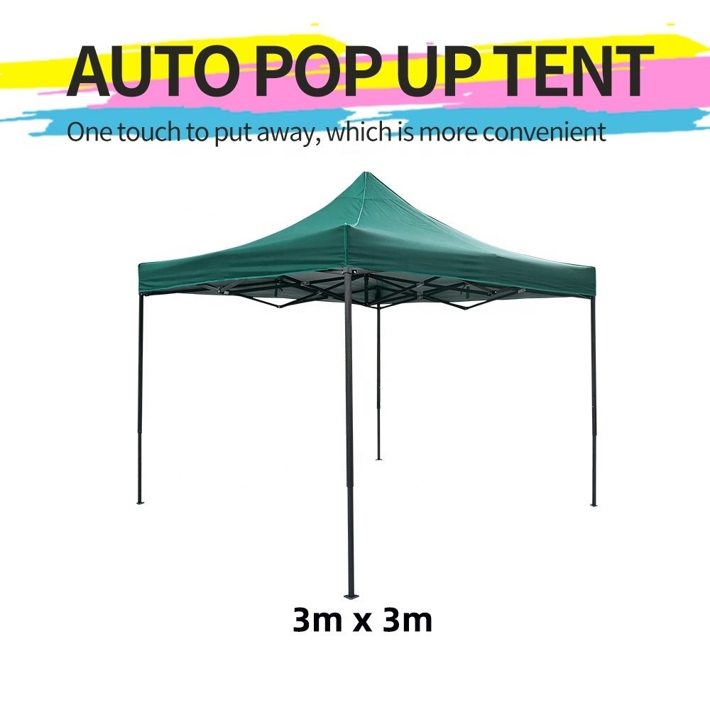 Factory wholesale 3x3m sun shade collapsible  toldo plegable carpas 3x3 publicitaria outdoor gazebo tent