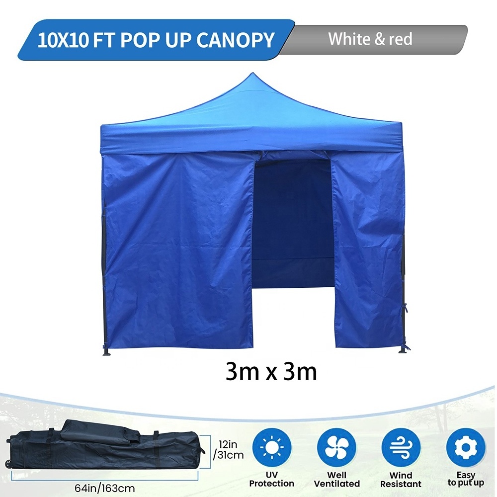 Awesome OEM cheap price 3x3m 10x10ft blue water proof trade show tent toldo plegable 3x3 carpas 3x3