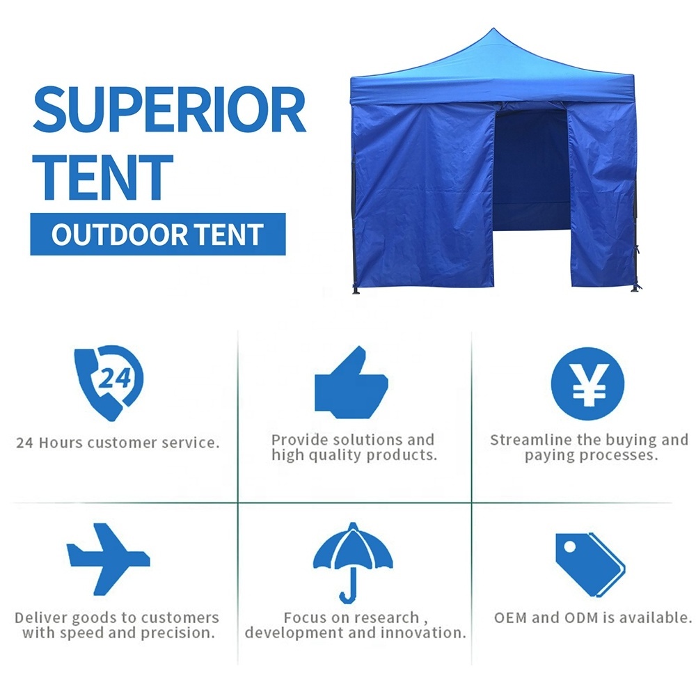 Awesome OEM cheap price 3x3m 10x10ft blue water proof trade show tent toldo plegable 3x3 carpas 3x3