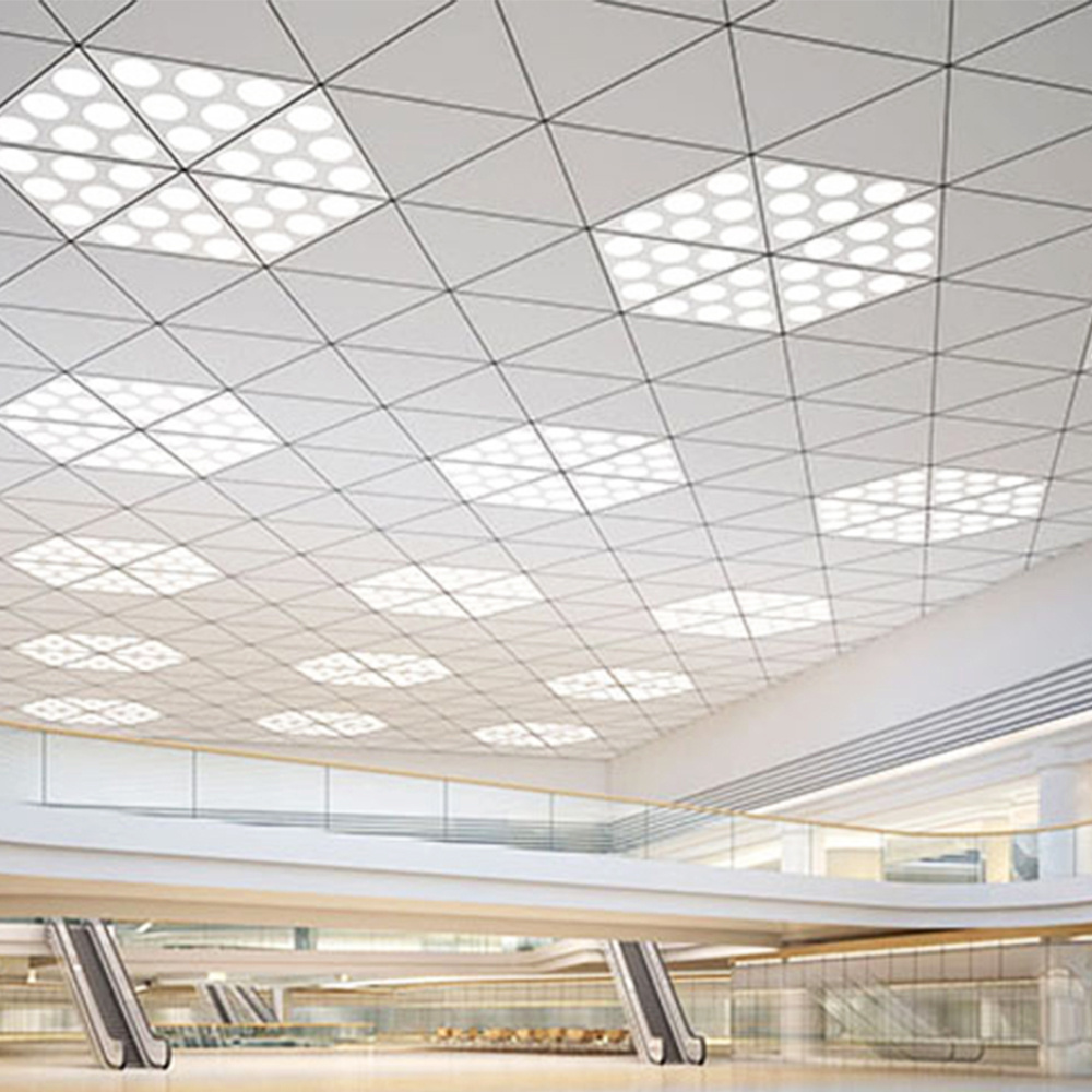 Aluminum Hexagonal Ceiling Tiles Aluminum False Ceiling Gypsum tiles