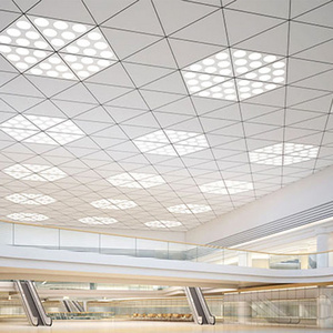 High Quality Cost Effectiveness Sound Absorbing Ceiling Tiles White Color 6060