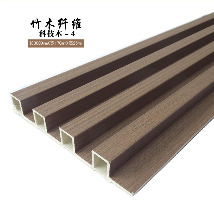 Panel De Pared De Pvc Para Exteriores Wpc Wall Panel Outdoor Exterior Teak Modern