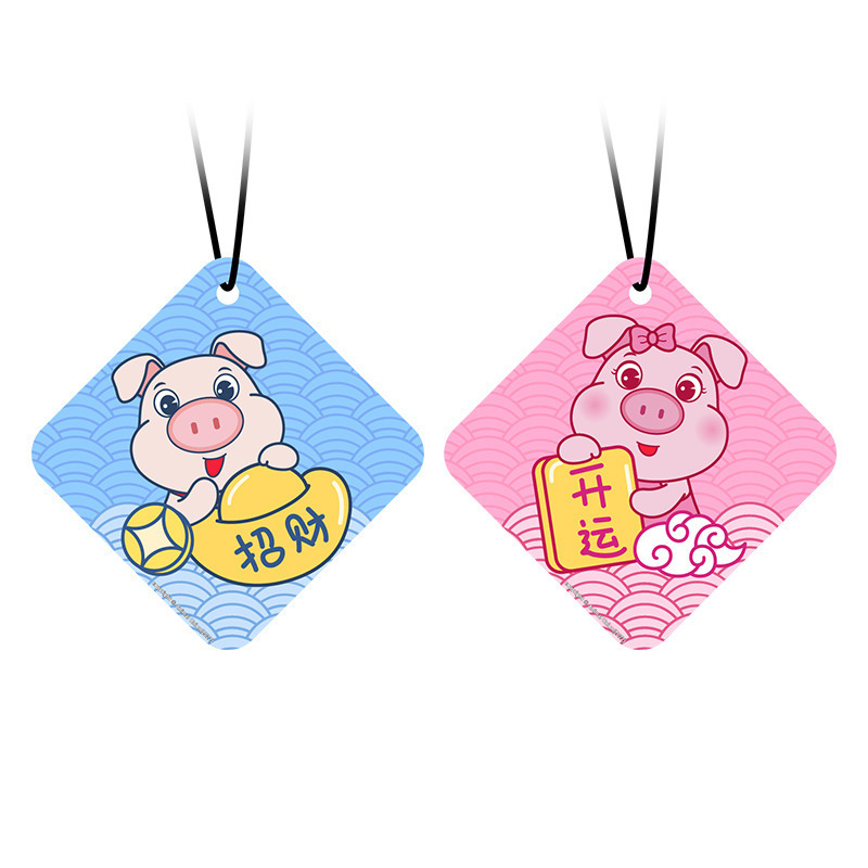 No Minimum Oem Hot Selling Custom Square Shaped Hanging Car Air Freshener With Different Fragrance