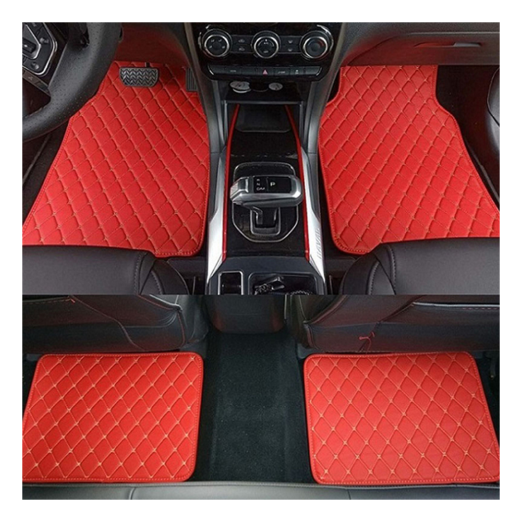 Lighted Car Mats Car Floor Foot Mats Full Set 4wd Waterproof Car Foot Mats