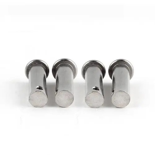 Custom High Quality Stainless Steel 6-200mm GB882 Solid Pin Rivet M4 M5 M6 M8 M10 M12 M14 M16 M18 M20 Round Head Clevis Pin