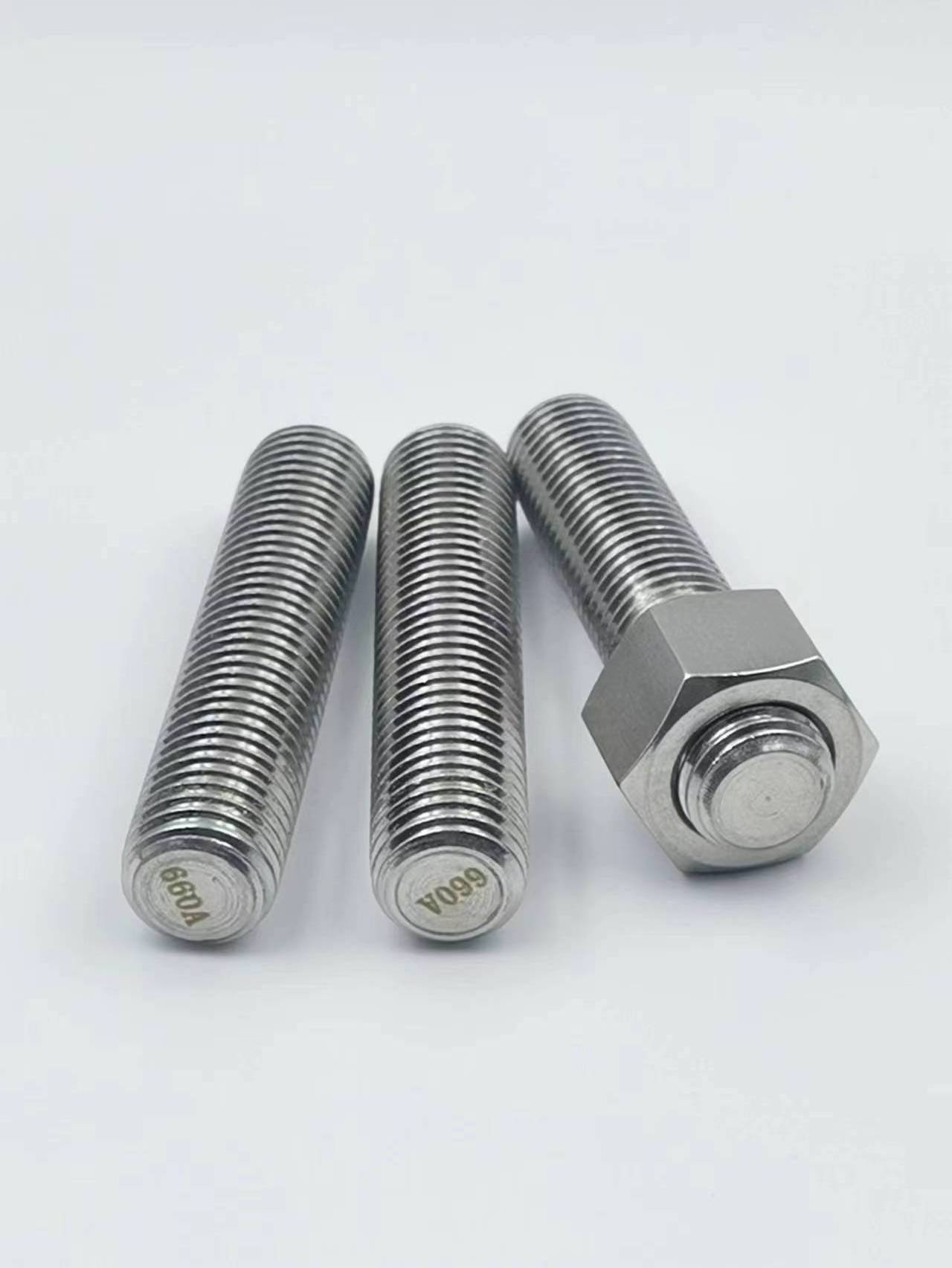 China Manufacturers Custom Metal M8 M10 M12 M14 M16 M18 M20 Double End Studs 30-1000mm Length Stainless Steel GB901 Studs