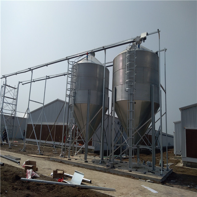 Agricultural Animal Husbandry Feeding silos 5T 10T 15T Galvanized Steel Silos